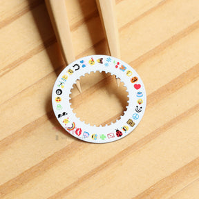 Puzzle Emoji Date Wheel Disc for Rolex Day-Date 36/40 Cal 3155/3255 Watch Calendar