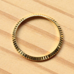 Steel Fluted Bezel Insert for Rolex Datejust 68273 68274 31mm Watch