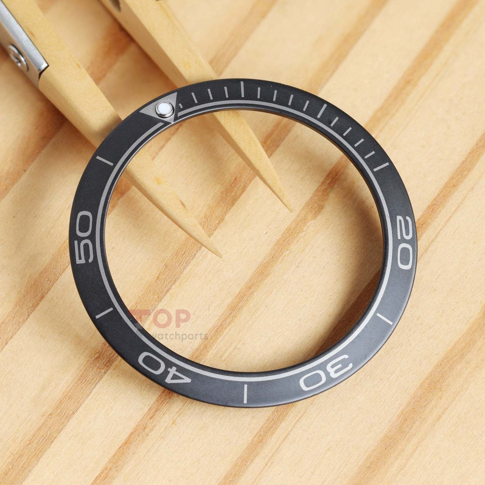 Bezel for Omega Seamaster Planet Ocean 600M 232 Watch Matte Ceramic Insert