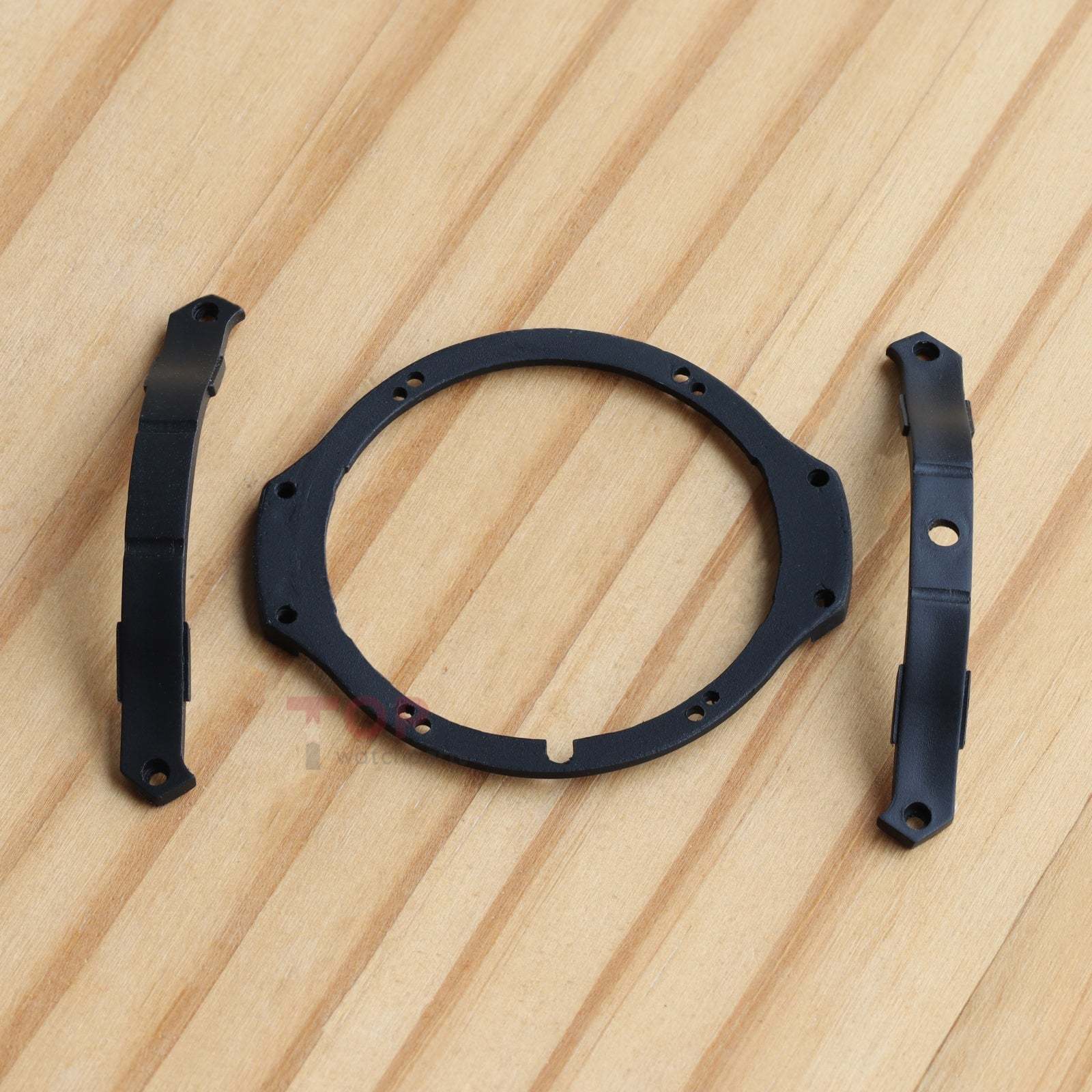 Resin Watch Gasket Bezel Insert/Crown Side Trim for Hublot 322.CK.1140.RX Big Bang King Black Magic 48mm