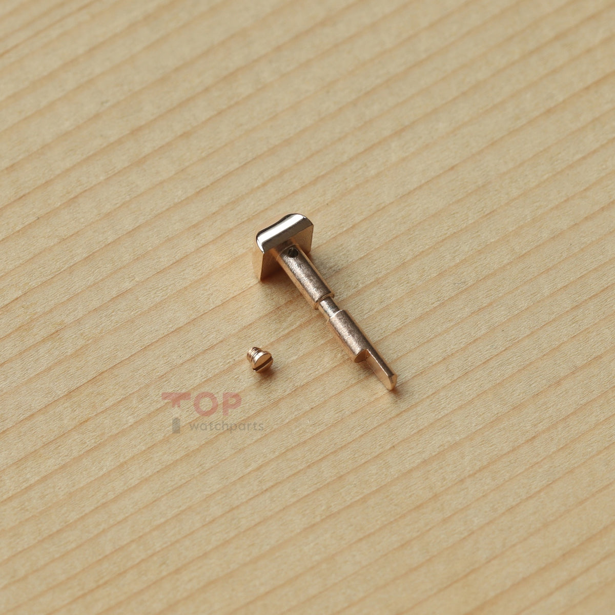 18K Rose Gold/Stainless Steel Watch Band Screw Tube Pin for Cartier Pasha WJ120151 42mm Watch