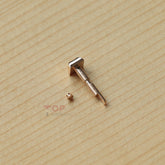 18K Rose Gold/Stainless Steel Watch Band Screw Tube Pin for Cartier Pasha WJ120151 42mm Watch