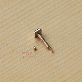18K Rose Gold/Stainless Steel Watch Band Screw Tube Pin for Cartier Pasha WJ120151 42mm Watch