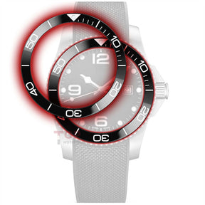 Ceramic Watch Bezel for Longines L3.782 HydroConquest 43mm Watch Insert