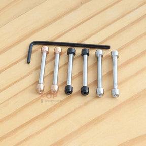 Watch Strap Screw Tube for Tissot T-sport T-race T115  Men's Watch Chronograph Watch Band