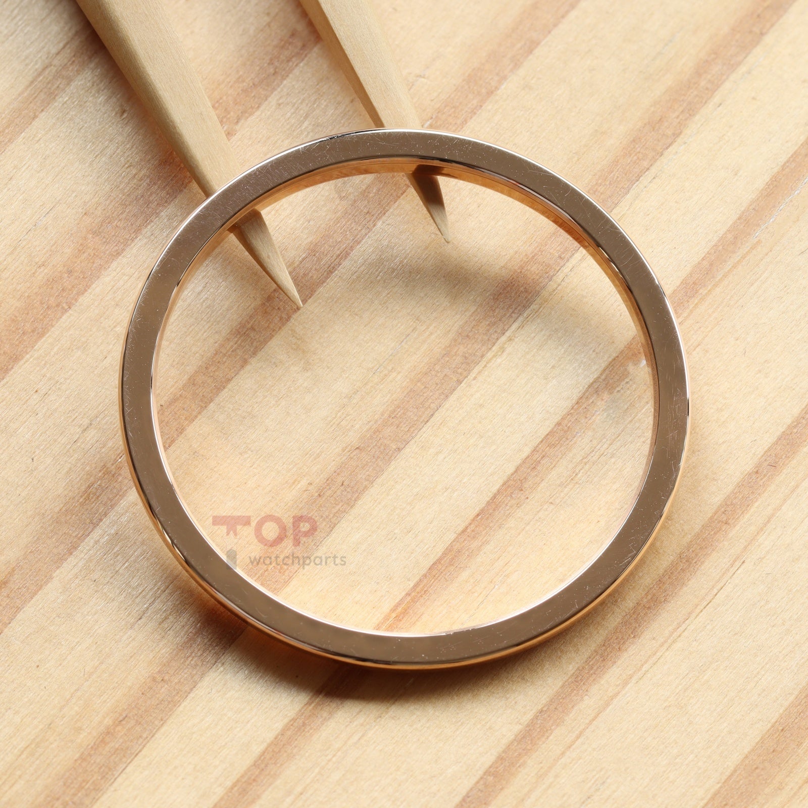 18K Rose Gold Gemstone Bezel for Rolex 126281 Datejust 36 Watch