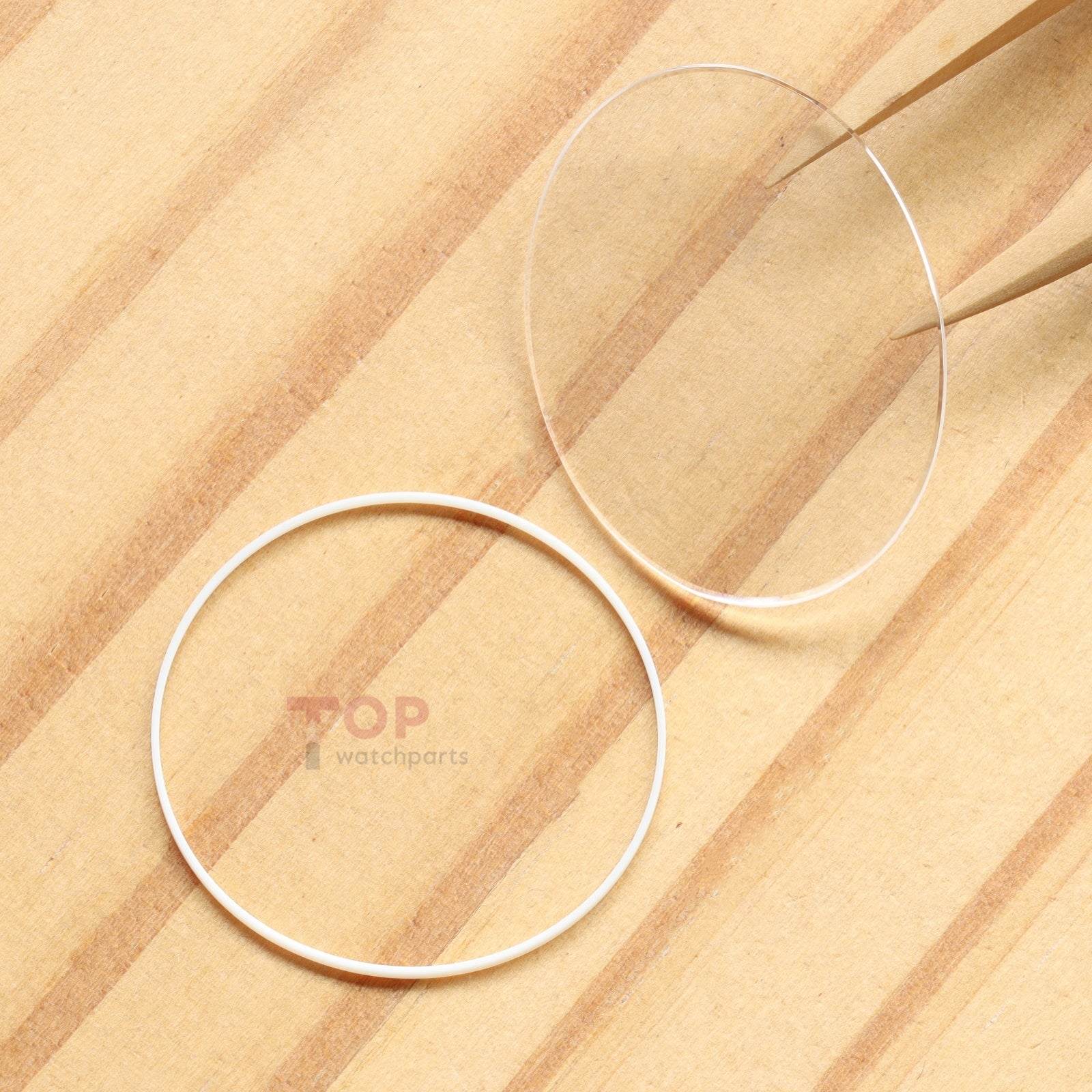Tonneau Ellipse Flat Watch Glass for Chopard Happy Sport 278418 30mm Sapphire Crystal