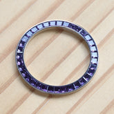 Synthetic Purple Spinel Bezel for Rolex Daytona 40mm Watch Gemstone