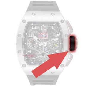 Gummiringhülle für die Uhrenkrone für authentische RM Richard Mille-Uhr