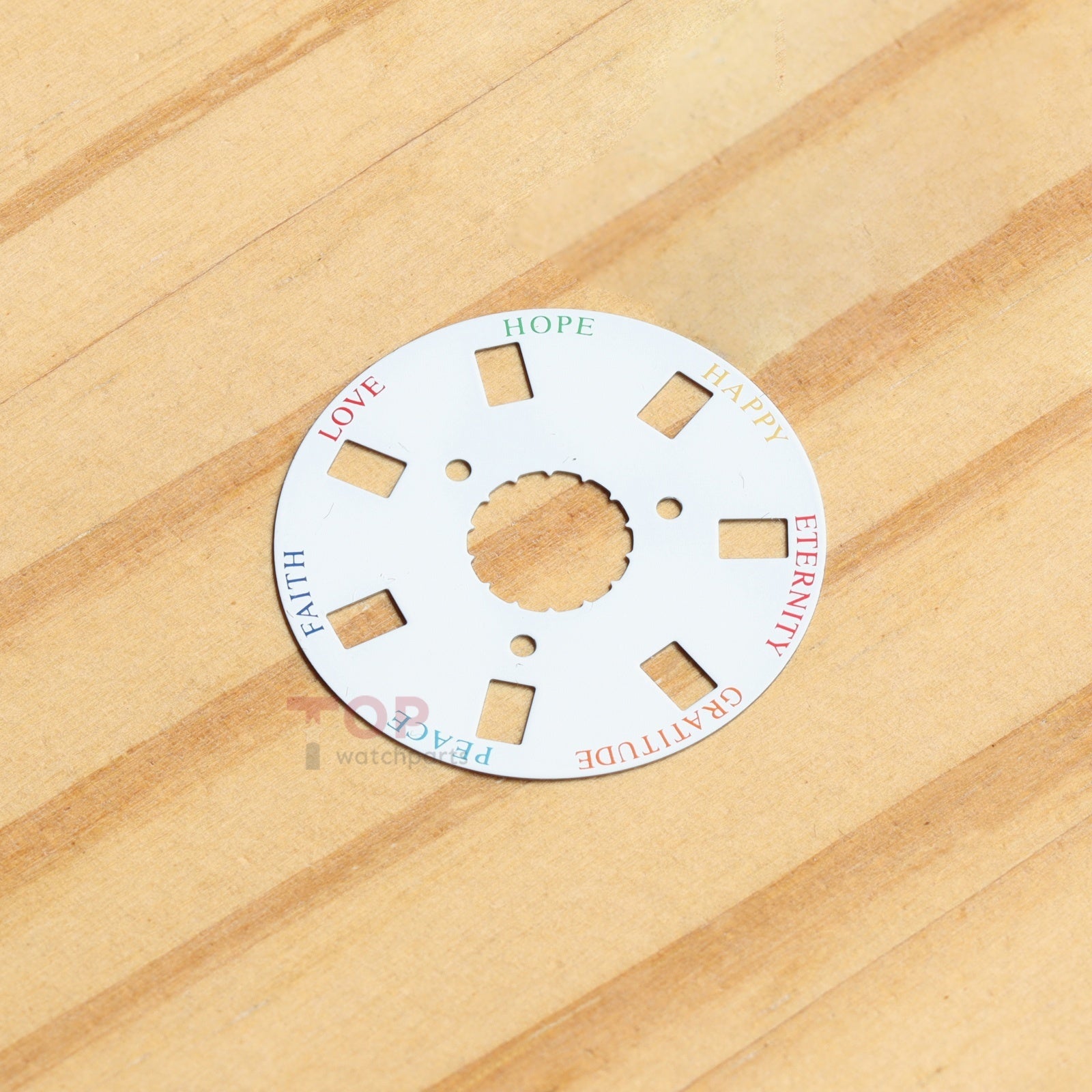 Puzzle Emoji Date Wheel Disc for Rolex Day-Date 36/40 Cal 3155/3255 Watch Calendar