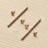 Strap Screw Bar for Ulysse Nardin 322 UN GMT +/- Perpetual 43mm Watch Band Pin