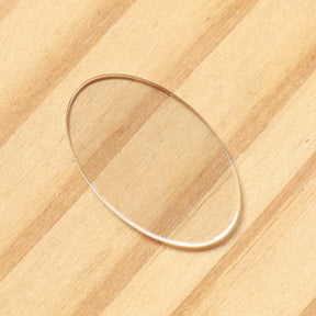 Ellipse Flat Watch Glass for Bvlgari Ovale OV27G 27x20mm Sapphire Crystal