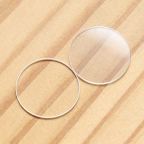 Round Flat Watch Sapphire Crystal&Gasket for Chopard Happy Sport 278291 32mm Glass