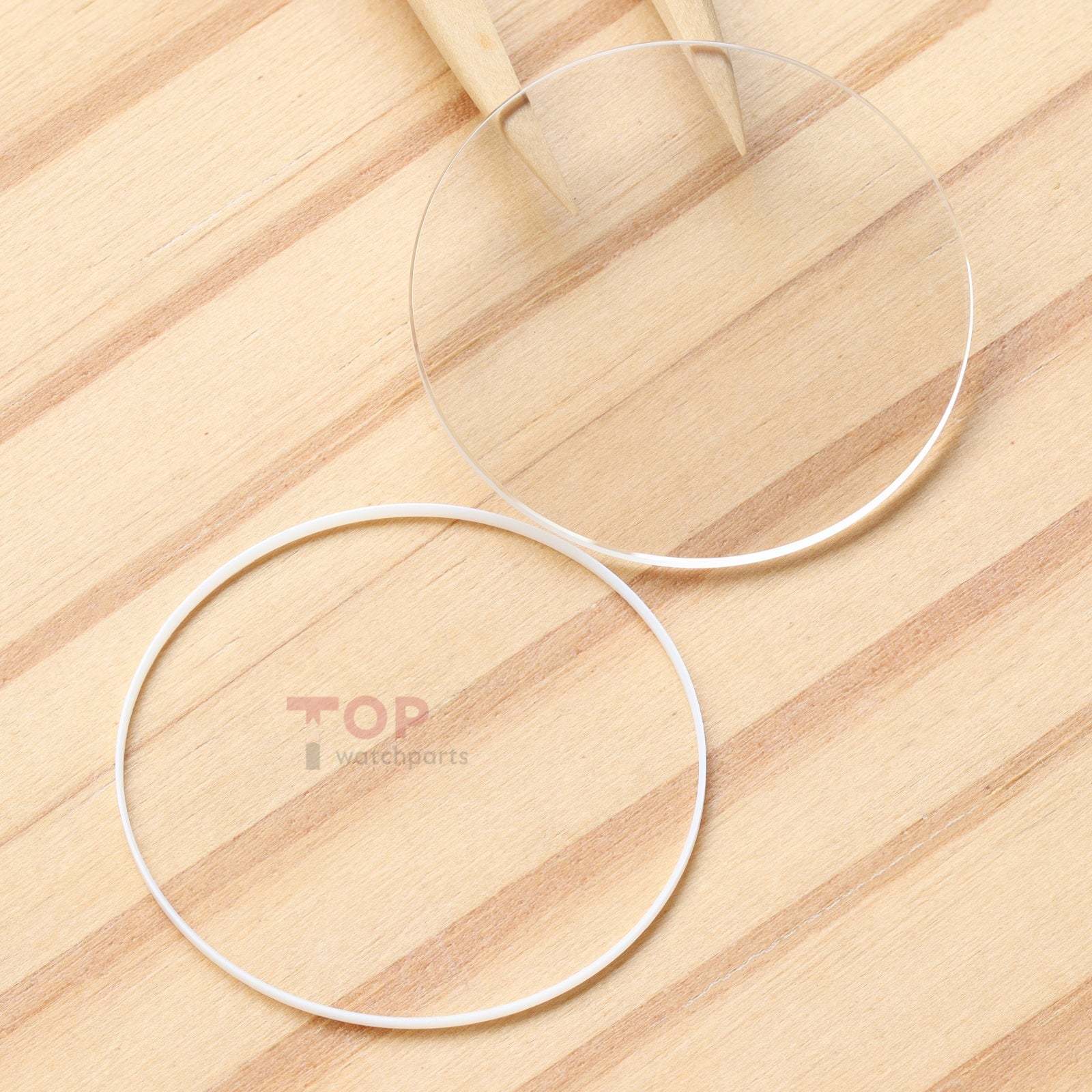 Double Domed Sapphire Crystal&Gasket for Vacheron Constantin VC Égérie 4606F 35mm Watch Glass