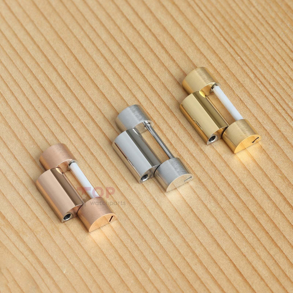 Watch President Bracelet Links with Ceramic Screw Tube for Rolex Day-Date 36/40/41mm 126234 116233 126331 126301 Watch End Links