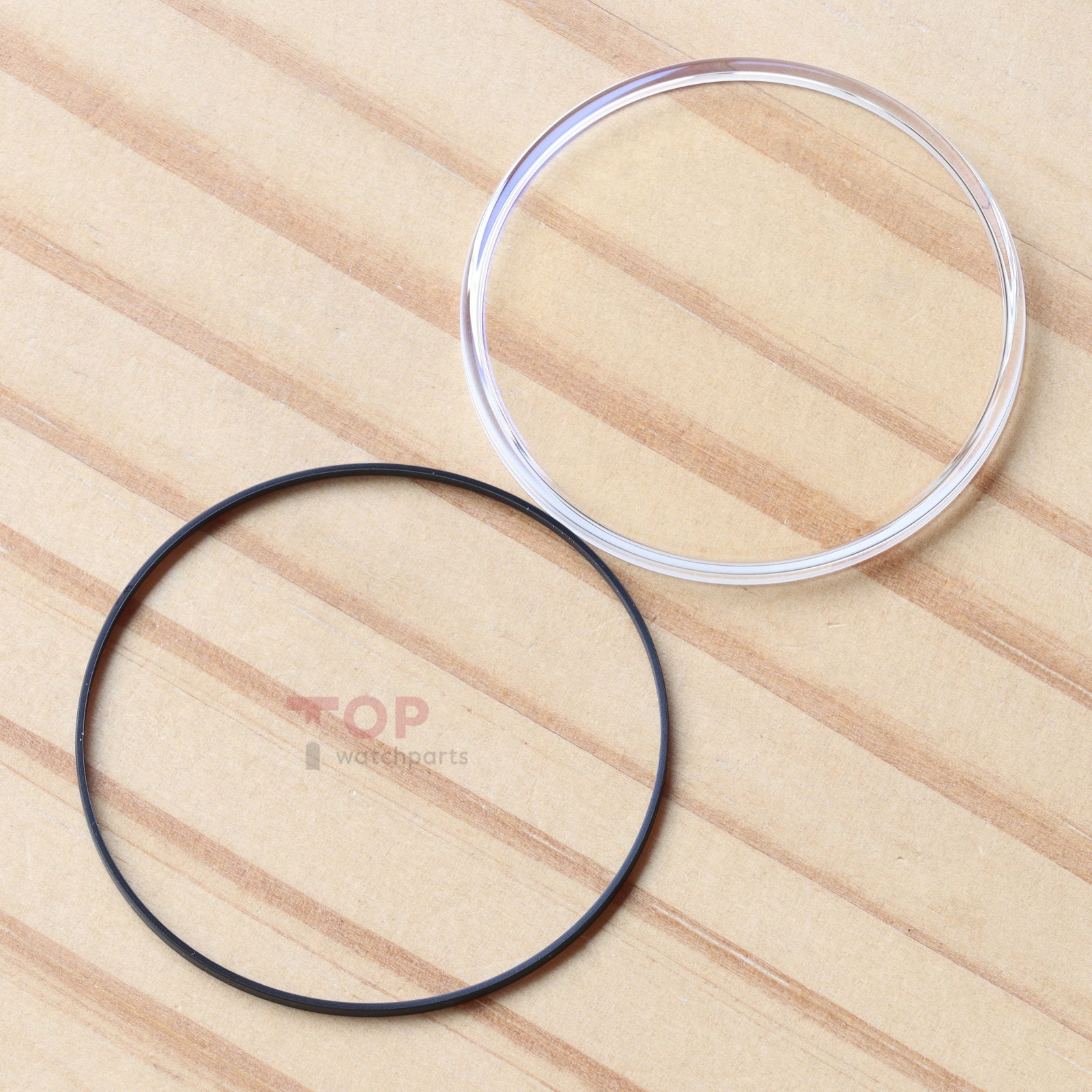 Box-shaped Watch Sapphire Crystal&Gasket for IWC Da Vinci Perpetual Calendar IW3921 43mm Glass