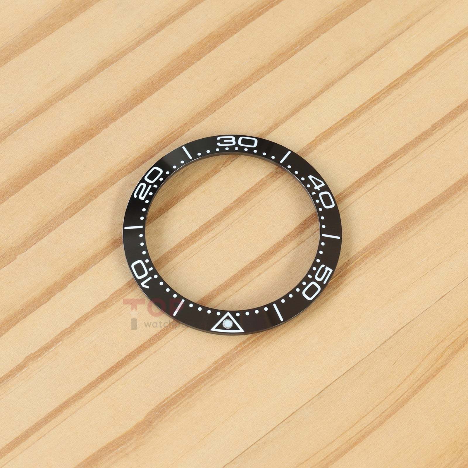 Ceramic Steel Watch Bezel for Omega Seamaster Diver 300 M 210.92.44.20.01 43.5mm Watch Insert