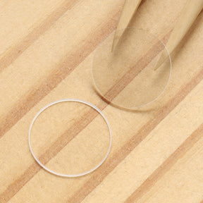 Inner and Outer Round Flat Watch Sapphire Crystal for Chopard Happy Sport 278245/278298 26mm Glass