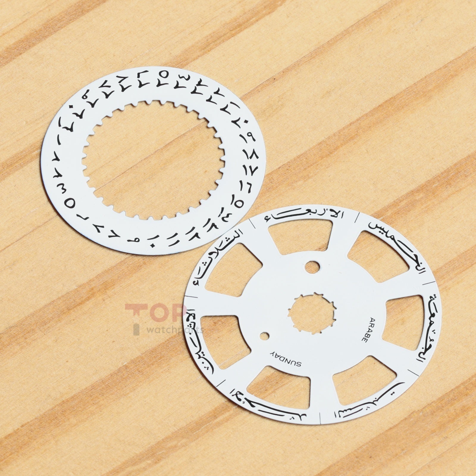 Arabic Date Wheel Disc for Rolex Caliber 3255 Day-Date 36/40 Watch Calendar
