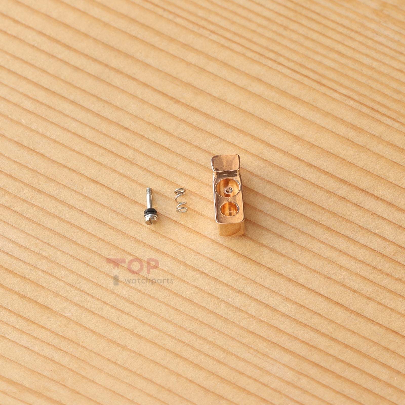 18K Rose Gold/Stainless Steel Watch Pusher for Patek Philippe Aquanaut PP 5164 40.8mm Watch Button