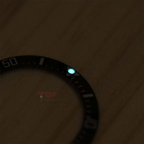 Watch Ceramic Bezel for Rolex Sea-Dweller Deepsea 126660 116660 White Gold Scale