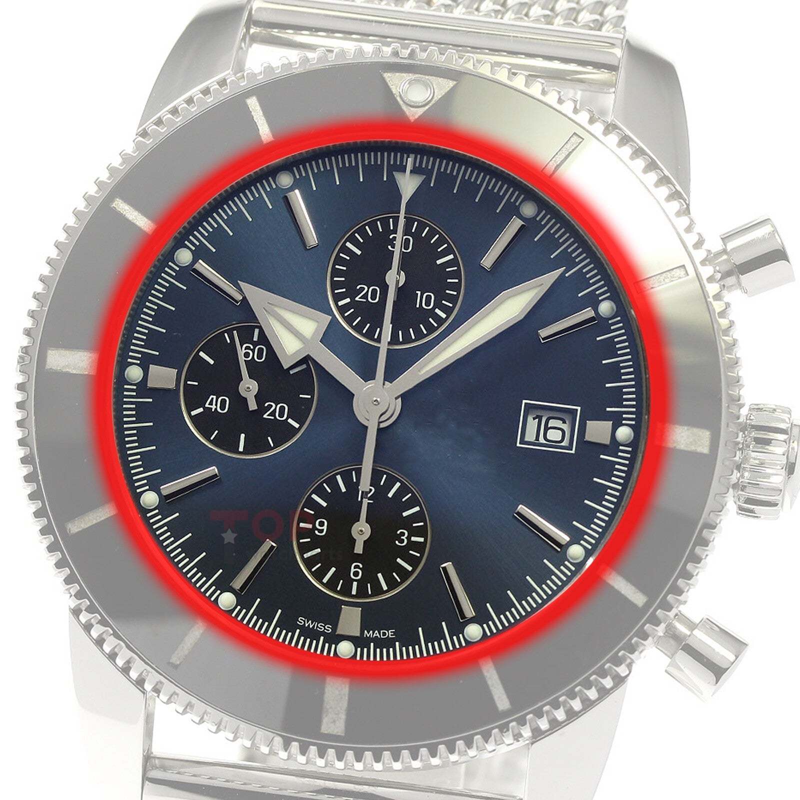 Sapphire Crystal for Breitling Superocean Heritage II A13312/A17320 46mm Chronograph Watch Glass