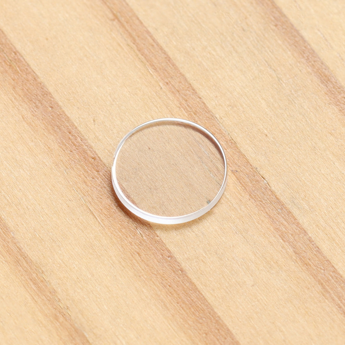 Round Flat Watch Sapphire Crystal for Chopard Happy Diamonds 209425 25.8mm Glass