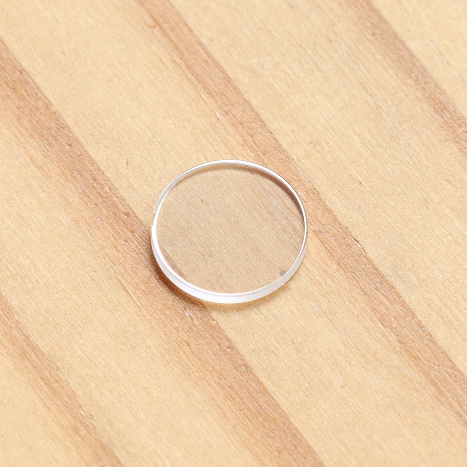 Round Flat Watch Sapphire Crystal for Chopard Happy Diamonds 209425 25.8mm Glass