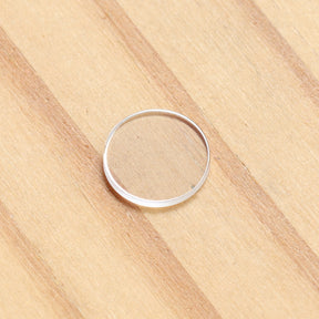 Round Flat Watch Sapphire Crystal for Chopard Happy Diamonds 209425 25.8mm Glass