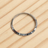 Steel Watch Bezel for Tudor Prince Date Day 76213/76214 36mm Fluted Ring