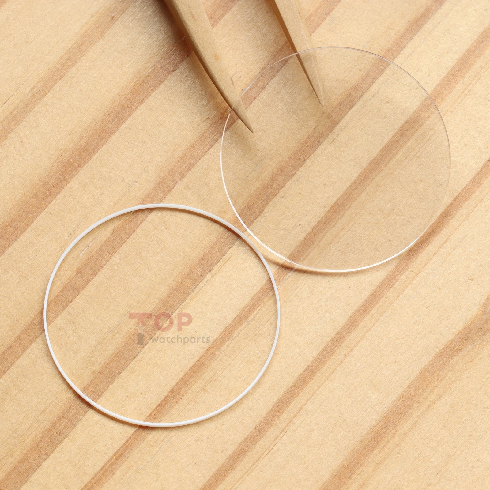 Double Domed Watch Sapphire Crystal&Gasket for Chopard Classic 163154 33.6mm Glass