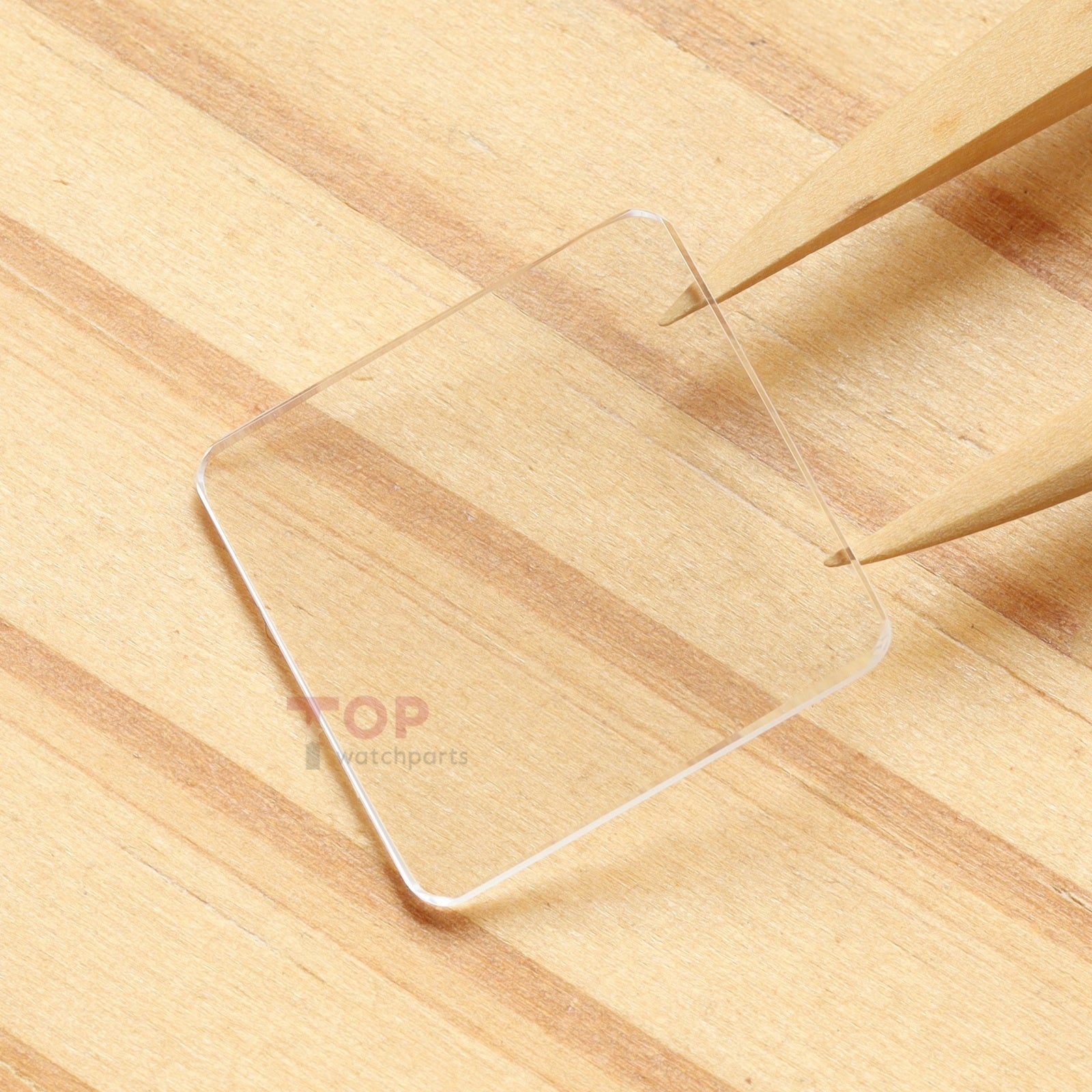 Square Flat Watch Glass for Chopard Happy Sport 278892/278893/276679 Sapphire Crystal