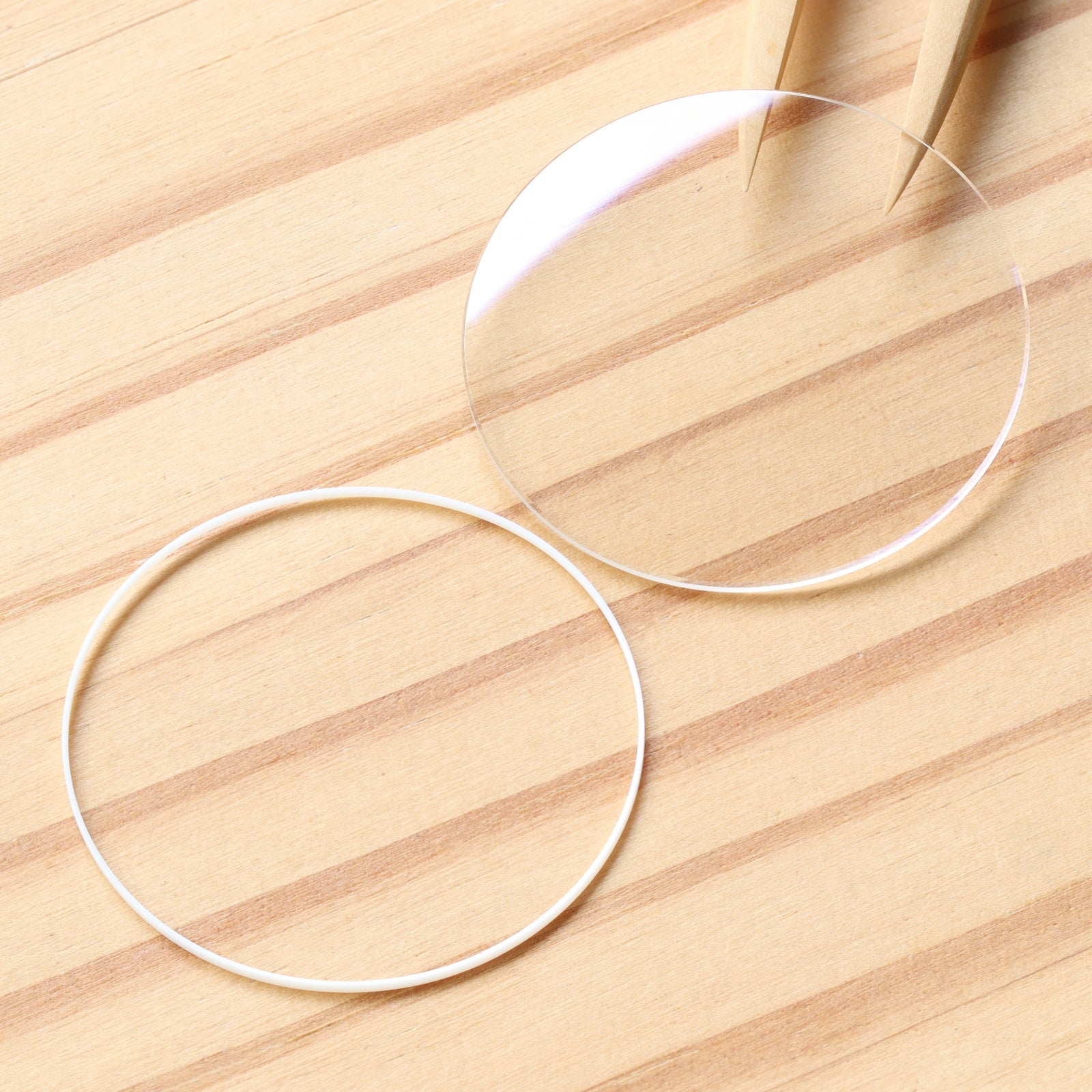 Double Domed Sapphire Crystal&Gasket for Vacheron Constantin VC Retrograde 4010U/4000U 42.5mm Watch Glass