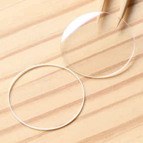 Double Domed Sapphire Crystal&Gasket for Vacheron Constantin VC Retrograde 4010U/4000U 42.5mm Watch Glass