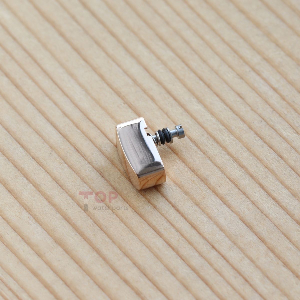 18K Rose Gold/Steel Watch Pusher for Patek Philippe PP 5968 Aquanaut 42.2mm Watch Button