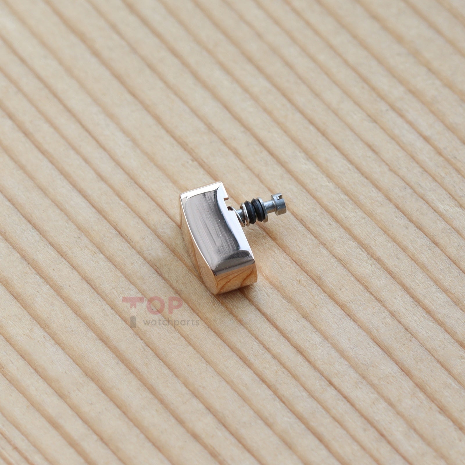 18K Rose Gold/Steel Watch Pusher for Patek Philippe PP 5968 Aquanaut 42.2mm Watch Button