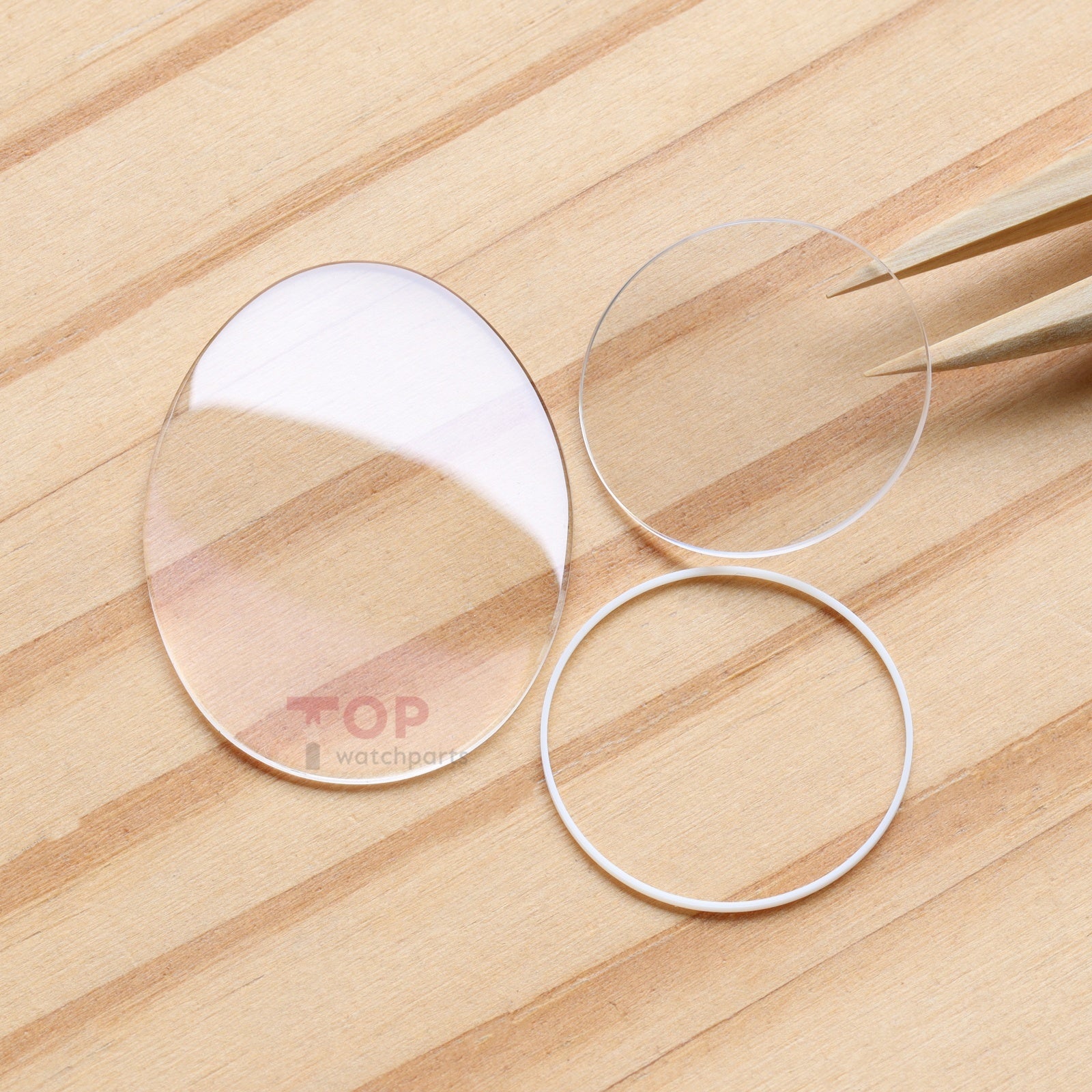 Watch Glass for Breguet REINE DE NAPLES 8908/8918 28.5×36.5mm Front&Case Back Sapphire Crystal