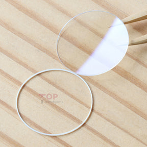 Double-sided AR Coating Watch Sapphire Crystal&Gasket for IWC Portofino Automatic IW4581/4590/4591 37mm Glass