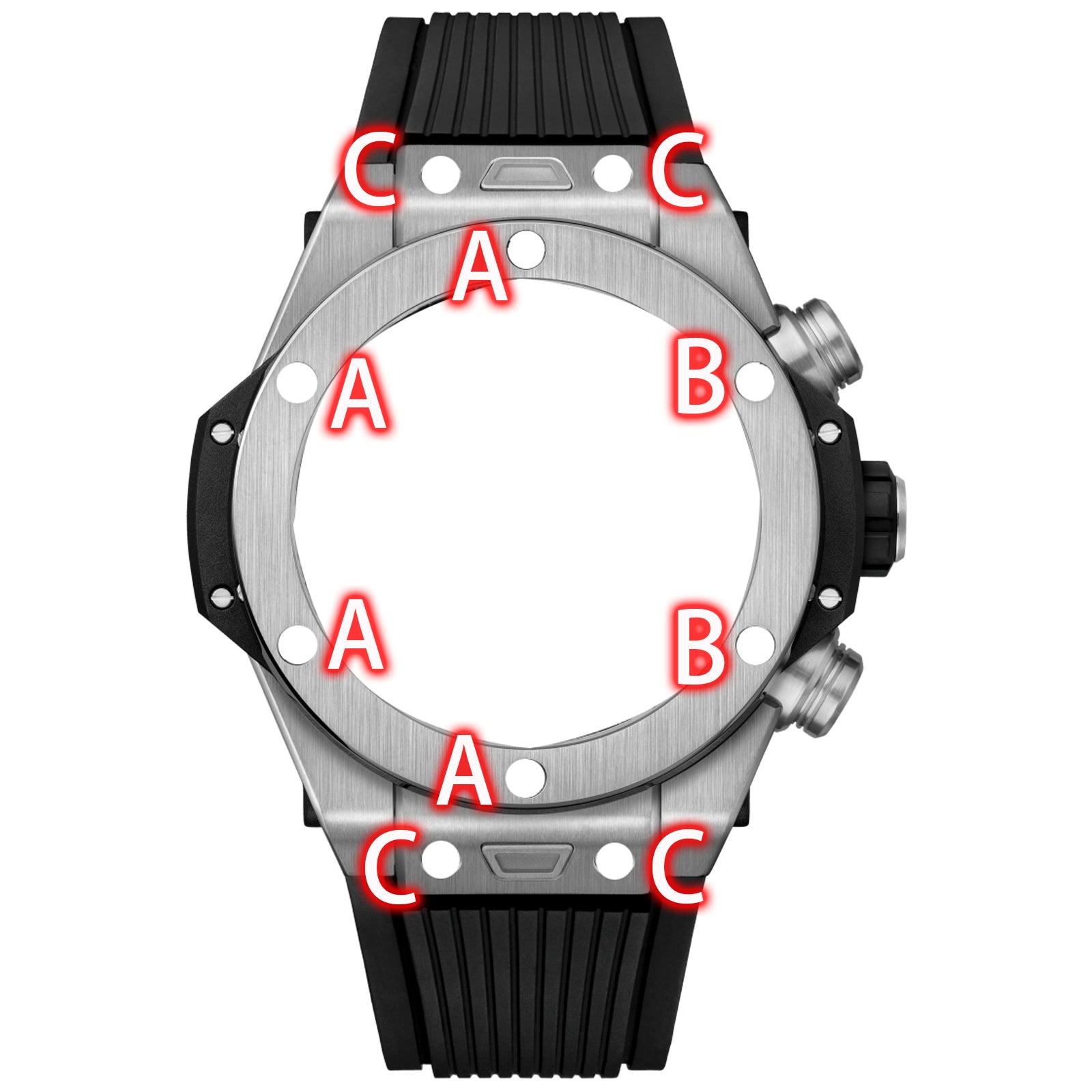 Watch Screw for Hublot Big Bang 411 45mm Watch Case Bezel Strap