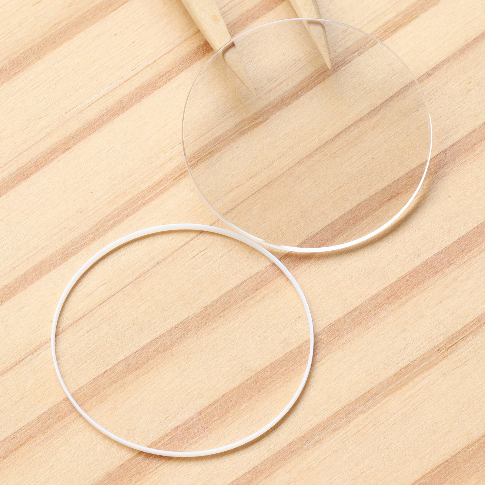 Double Domed Sapphire Crystal&Gasket for Vacheron Constantin VC Égérie 4606F 35mm Watch Glass
