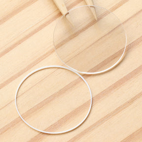 Double Domed Sapphire Crystal&Gasket for Vacheron Constantin VC Égérie 4606F 35mm Watch Glass