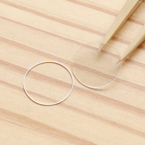 Watch Sapphire Crystal&Gasket for Vacheron Constantin VC Patrimony 33093 31.5mm Front&Case Back Glass