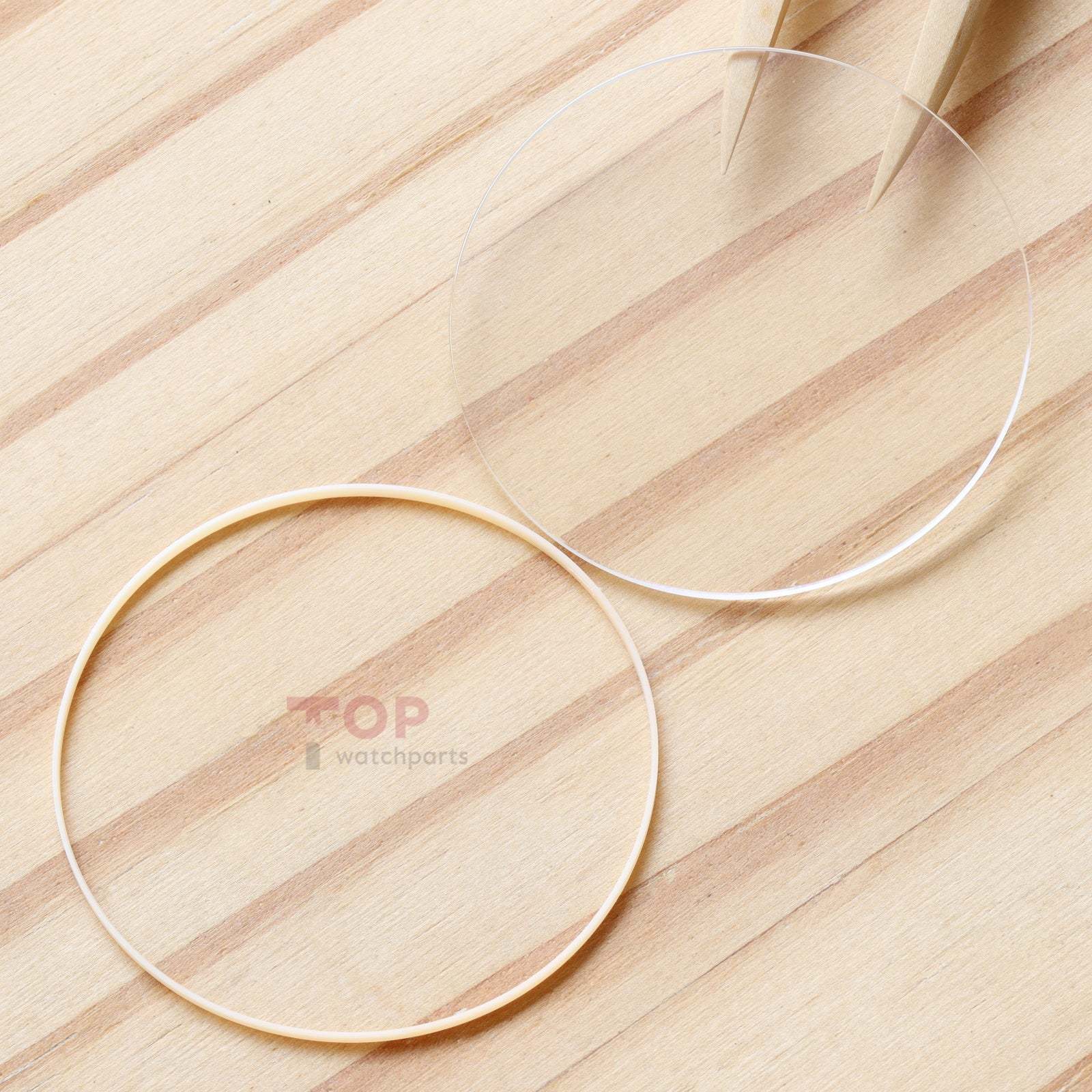 Double Domed Sapphire Crystal&Gasket for Vacheron Constantin VC Traditional 47192 42mm Watch Glass