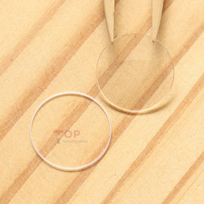 Watch Sapphire Crystal&Gasket for Chopard Happy Sport/Happy Diamonds 274893/278573 30mm Front&Case Back Glass