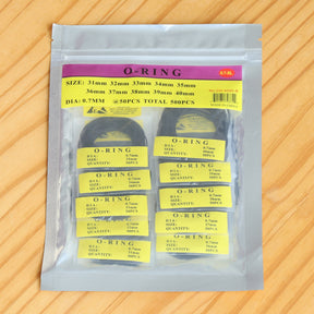 6 Sizes Watch Gasket Set Waterproof Rubber Ring O-Ring for Watch Bezel/Case Back