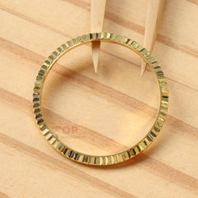 Steel Fluted Bezel Insert for Rolex Datejust 68273 68274 31mm Watch