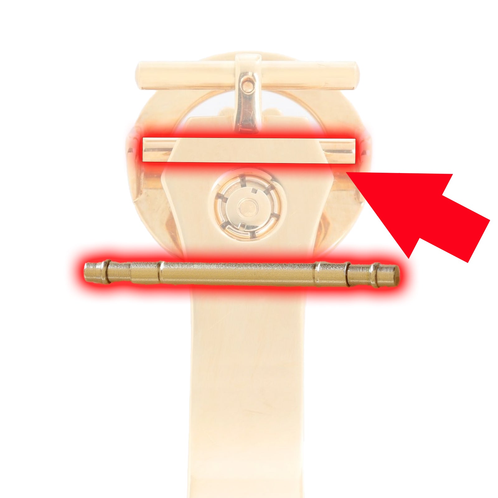 Watch 16mm Floding Buckle Spring Pin for Patek Philippe PP Clasp Screw Bar