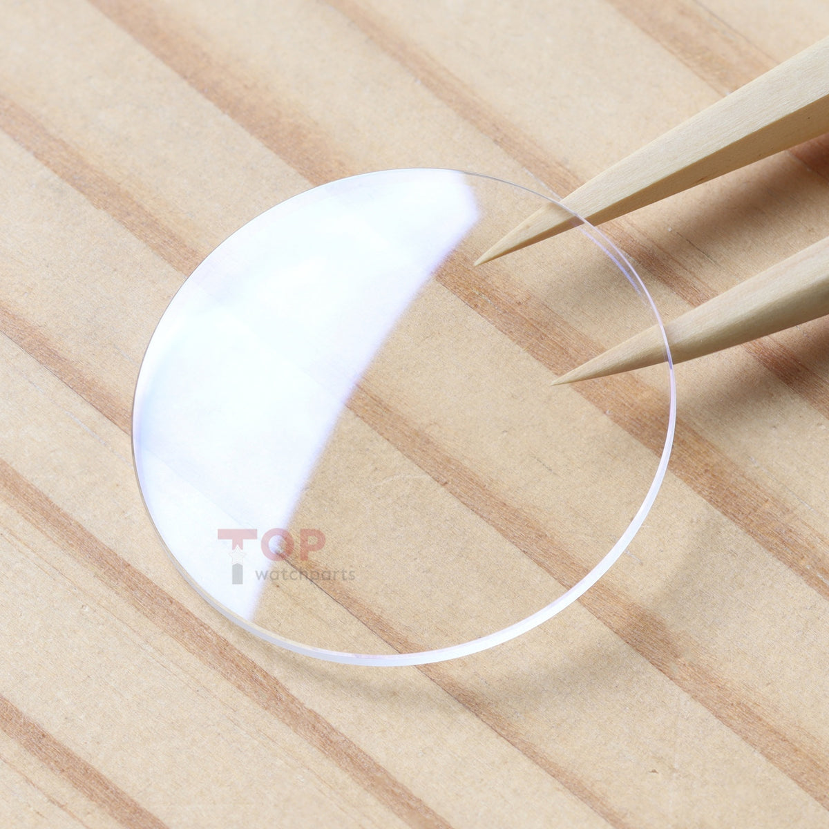 Double-sided AR Coating Watch Sapphire Crystal for IWC Pilot Double Chronograph IW3713/3255 42mm Glass