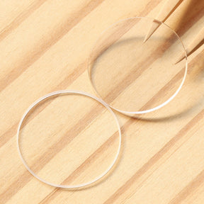 Double Domed Watch Sapphire Crystal&Gasket for Bvlgari Lucea 102198/102219 33mm Glass