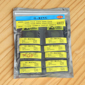 6 Sizes Watch Gasket Set Waterproof Rubber Ring O-Ring for Watch Bezel/Case Back